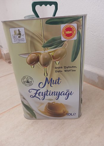 Mut Zeytinyağı 10L Teneke Kutu