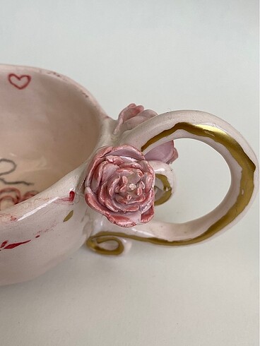 E.L.F Çiçek kulp mug