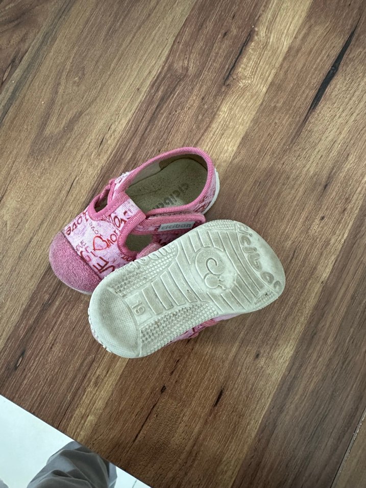 Ciciban Kız Çocuk ilk adım Pembe Baskılı Cırt Cırtlı ayakkabı - Görsel 2