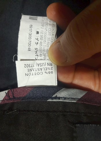 Zara Erkek Siyah Baskılı Fermuarlı Pantolon - Görsel 4