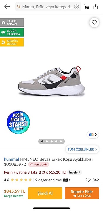 Hummel Erkek spor ayakkabı