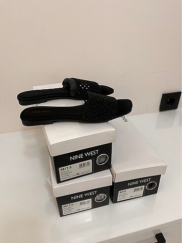 38 Beden siyah Renk Nine west terlil