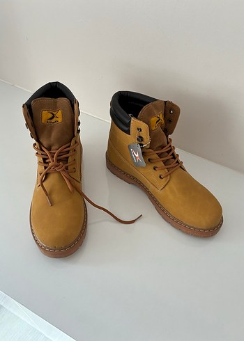 Kahverengi Süet nubuk Bağcıklı Erkek Bot - Görsel 3