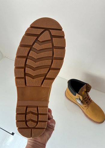 Kahverengi Süet nubuk Bağcıklı Erkek Bot - Görsel 7