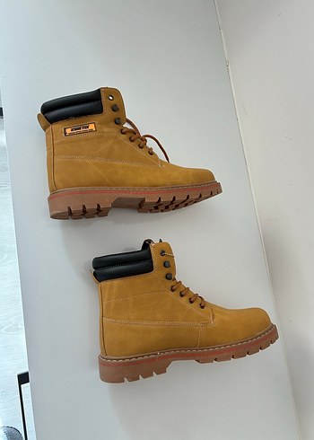 Kahverengi Süet nubuk Bağcıklı Erkek Bot - Görsel 5