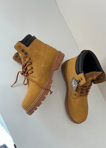 Kahverengi Süet nubuk Bağcıklı Erkek Bot - Görsel 4