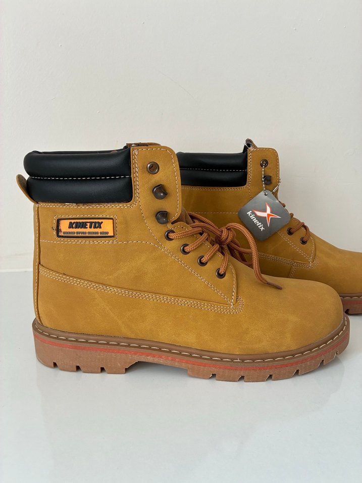 Kahverengi Süet nubuk Bağcıklı Erkek Bot - Görsel 2