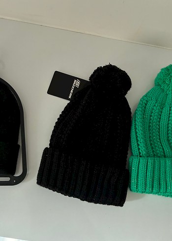 Bej Örgü Kadın Bere - Basic Street Wear - Görsel 6