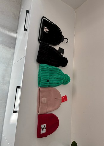 Kadın Siyah Street Wear Bere - Görsel 12