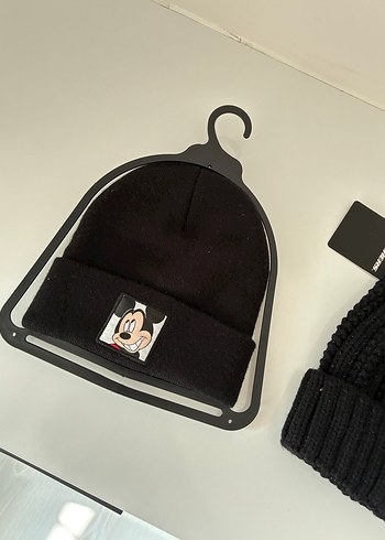 Kadın Siyah Street Wear Bere - Görsel 2