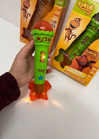 Renkli Kukuli Mikrofon Müzik Oyuncağı - Görsel 10