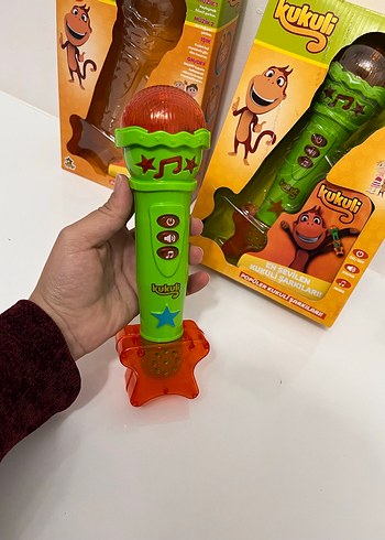 Renkli Kukuli Mikrofon Müzik Oyuncağı - Görsel 6