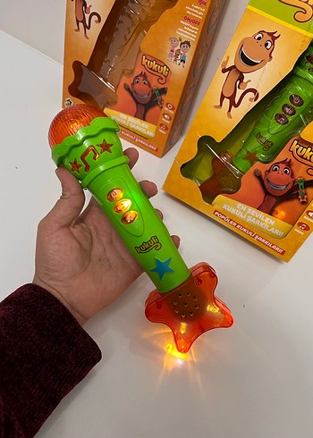 Renkli Kukuli Mikrofon Müzik Oyuncağı - Görsel 5