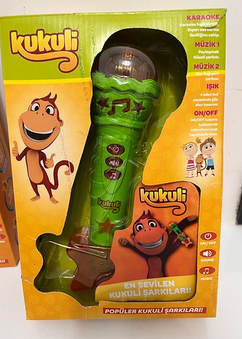 Renkli Kukuli Mikrofon Müzik Oyuncağı - Görsel 4