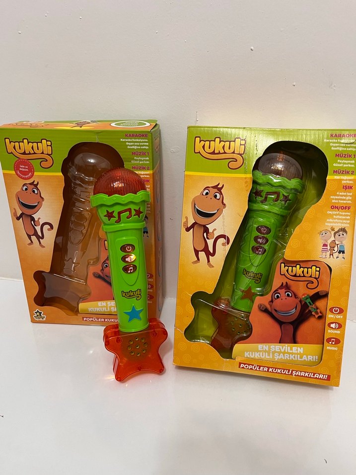 Renkli Kukuli Mikrofon Müzik Oyuncağı - Görsel 3