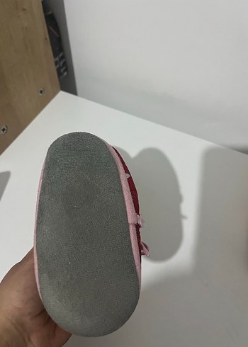 Kız Çocuk Pembe Kürklü Sıcak Ev Terliği - Görsel 2