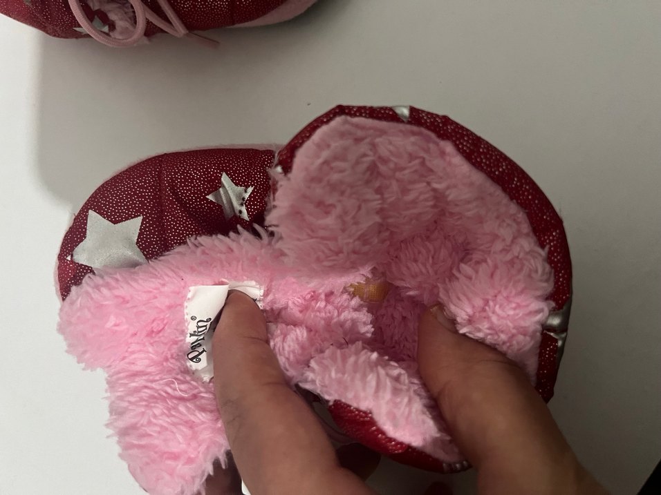 Kız Çocuk Pembe Kürklü Sıcak Ev Terliği - Görsel 5