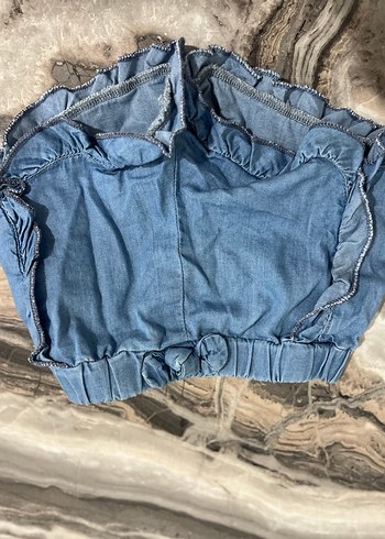 Kız Çocuk Gri Uzun Kollu Kelebek Baskılı Tişört - Görsel 6