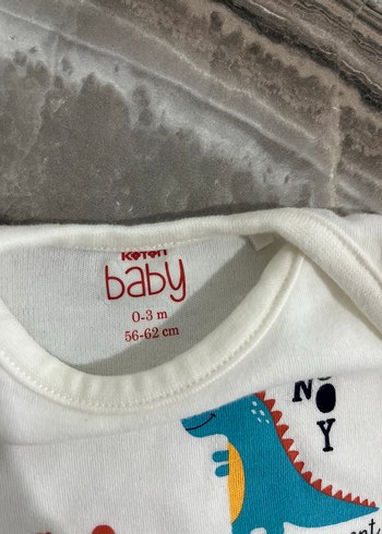 Uzun Kollu Renkli Baskılı Bebek Body - Görsel 7