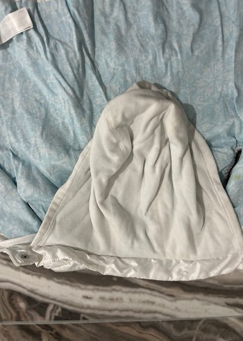 Kız Çocuk Nakışlı Beyaz Fermuarlı Yelek - Görsel 6