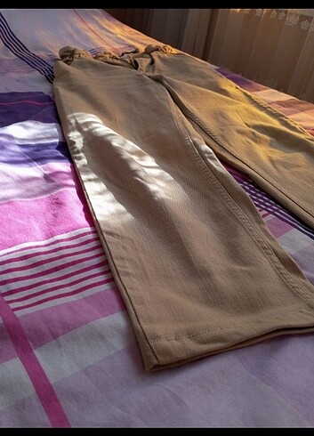 Happiness Bej rengi beli lastikli pantolon