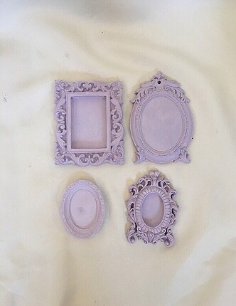 Lila çerçeve set