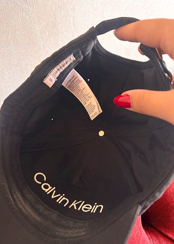 Beden siyah Renk Calvin Klein Gri Street Wear Kadın Şapka