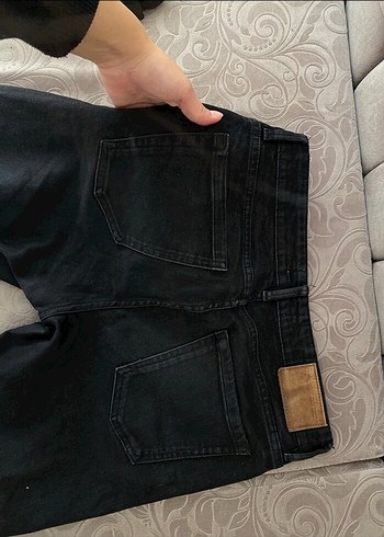 Pull & Bear Siyah Slim Fit Erkek Jean - Görsel 5