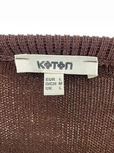 l Beden kahverengi Renk Koton Uzun Etek %70 İndirimli.