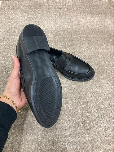 37 Beden siyah Renk Kadın Siyah Loafer Oxford Ayakkabı