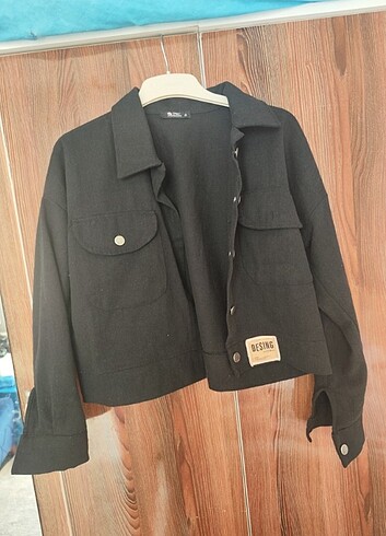 Crop ceket 