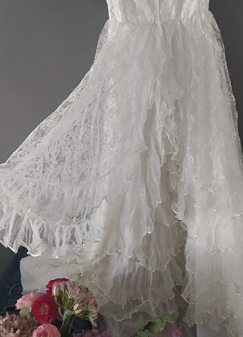 Vintage gelinlik  - Görsel 6