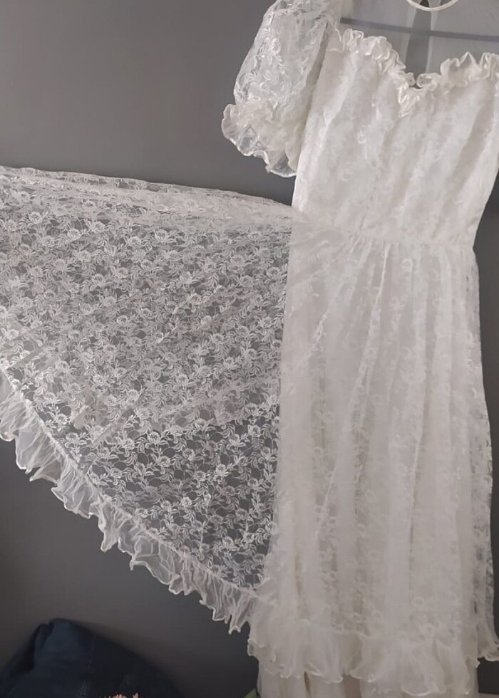 Vintage gelinlik  - Görsel 2