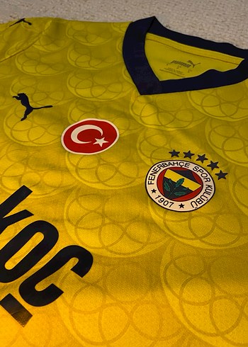 Orijinal Kadın Sarı Kısa Kollu Fenerbahçe Forma - Görsel 4