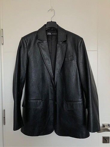Zara Sunü Deri Blazer