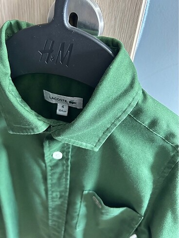 4 Yaş Beden Lacoste 4 yaş gömlek
