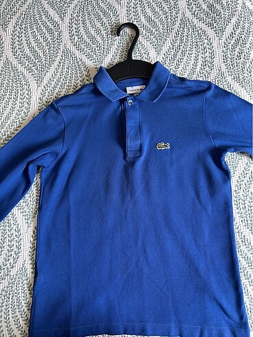 8 Yaş Beden mavi Renk Lacoste mavi tshirt