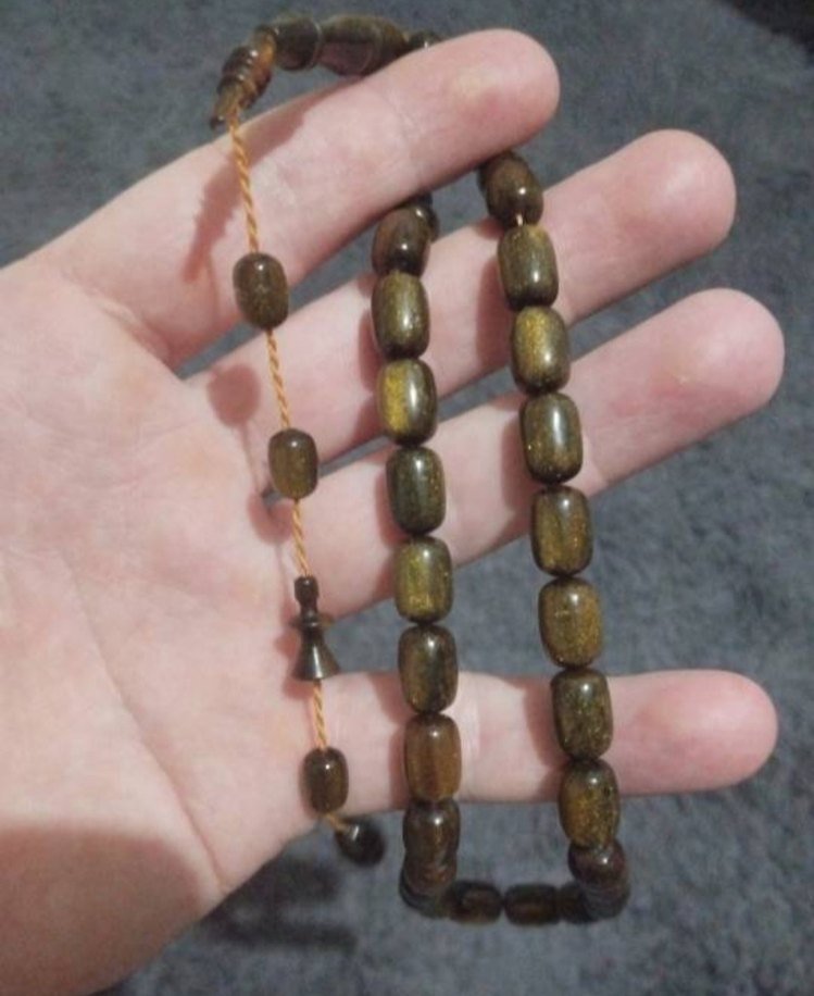 Parlak Kahverengi Erkek Tesbih - Görsel 3