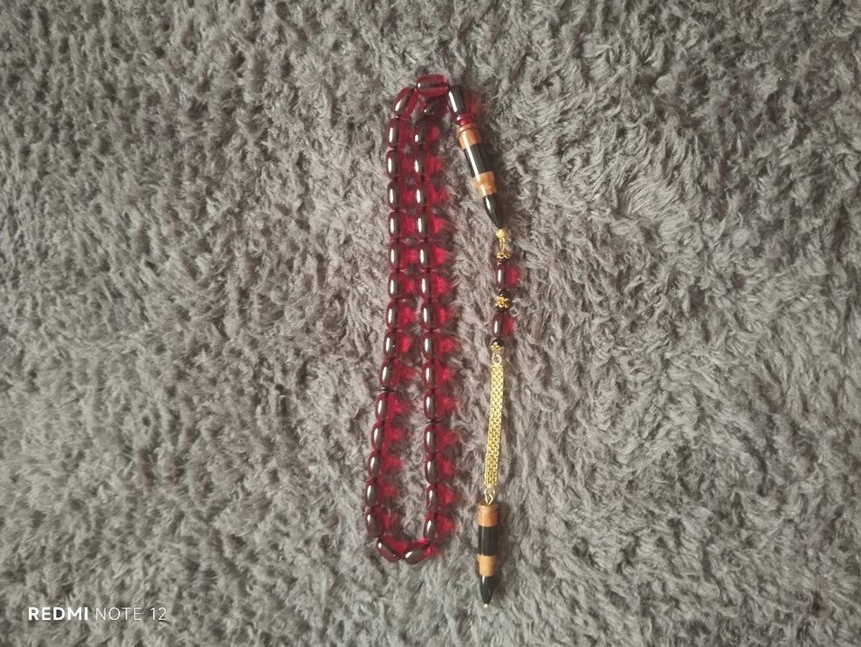 Bordo Erkek Tesbih - Görsel 2