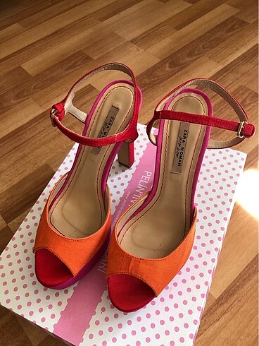 Zara platform topuk sandalet