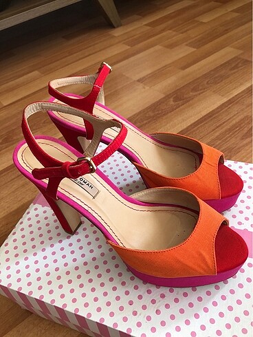 Zara Zara platform topuk sandalet