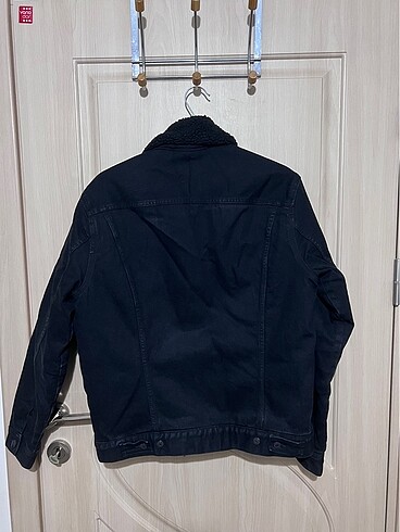 Erkek Siyah Kot Ceket H&M - Görsel 3