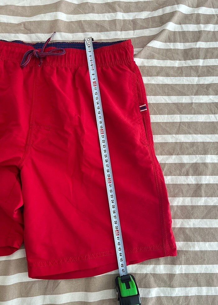 Erkek deniz şortu kırmızı - Görsel 5
