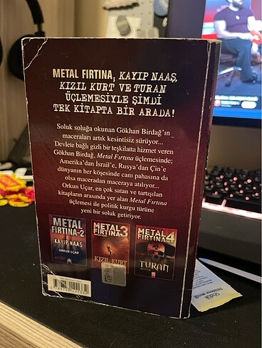  Beden Köşeler hasarlı ama okunabilir durumda