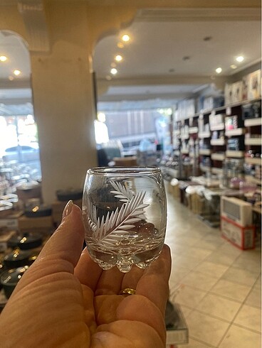 Paşabahçe kesme kahve yanı bardağı