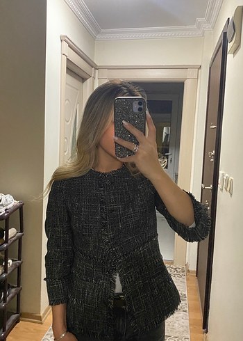 xs Beden Koton Tüvit Ceket