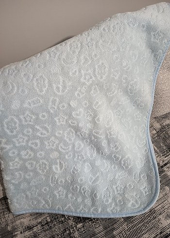 Beden mavi Renk Mavi Çocuk Battaniyesi, Yumuşak Dokulu