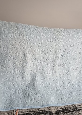 Beden Mavi Çocuk Battaniyesi, Yumuşak Dokulu
