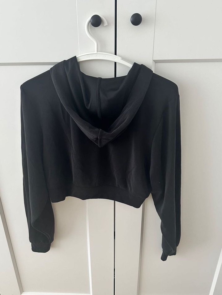 Oysho Modal kumaş crop Sweatshirt - Görsel 3