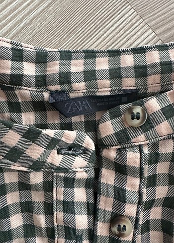 Zara kareli ekose gömlek - Görsel 2